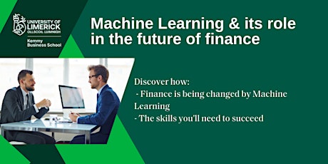Machine Learning & its role in the future of finance tickets