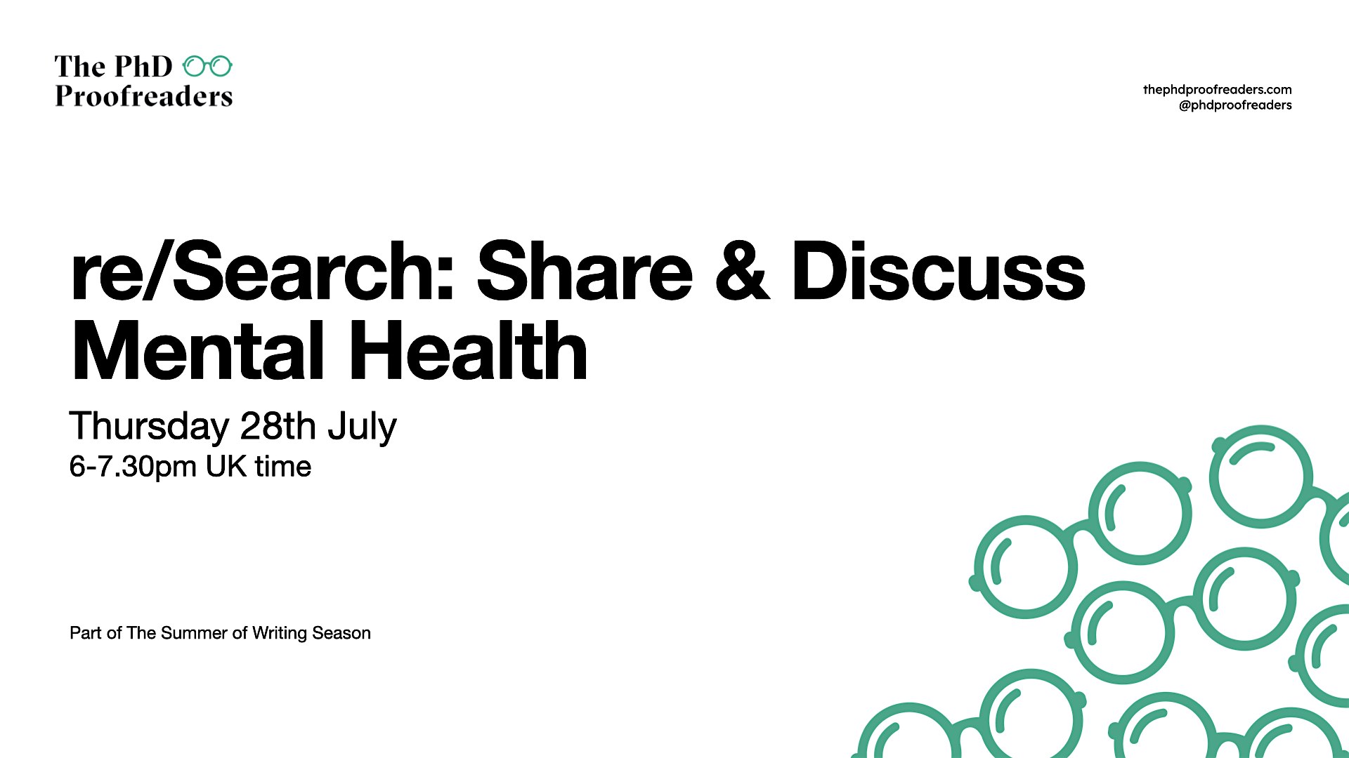 re/SEARCH – Share & Discuss Mental Health (July 2022)