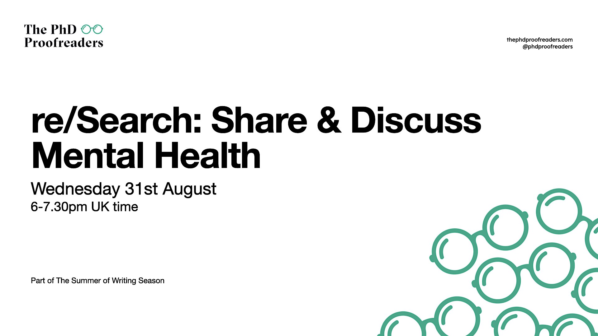 re/SEARCH – Share & Discuss Mental Health (August 2022)