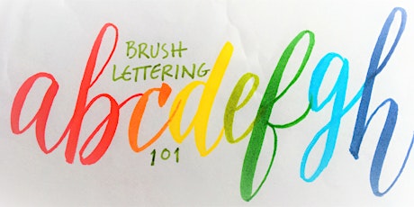 Brush Lettering 101 (Ages 16 through Adult) primary image