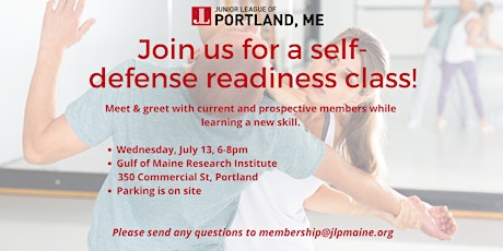 Self Defense Readiness class and meet and greet tickets