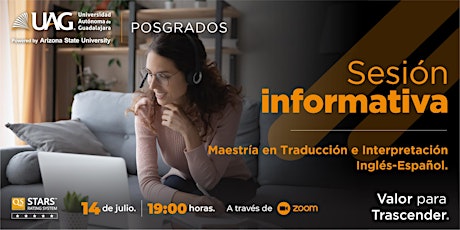 Sesión Informativa Maestría en Traducción e Interpretación Inglés-Español tickets
