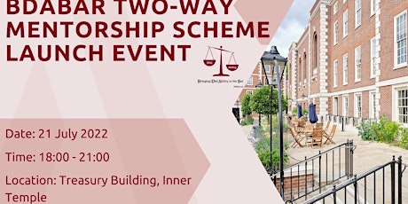 BDABar Two-Way Mentorship Launch Event (In-Person Attendance) tickets