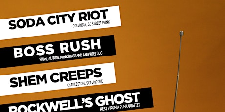 Soda City Riot, Boss Rush, Shem Creeps, Rockwells Ghost