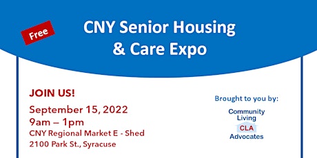 CNY Senior Housing & Care Expo Vendor Registration tickets