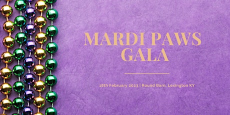 Mardi Paws Gala