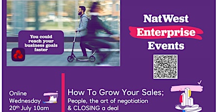 How To Grow Your Sales; People, The Art of Negotiation & CLOSING a Deal tickets