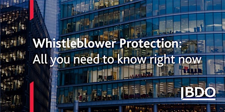 Whistleblower Protection: All you need to know right now tickets