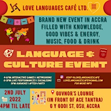 Language & Culture Event tickets