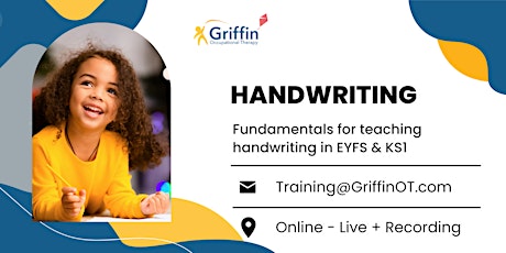 Fundamentals for teaching handwriting in EYFS & KS1 tickets