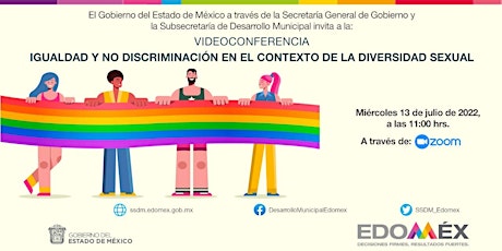 Iguadald y NO Discriminacion en el Contexto de la Diversidad Sexual IEEM boletos