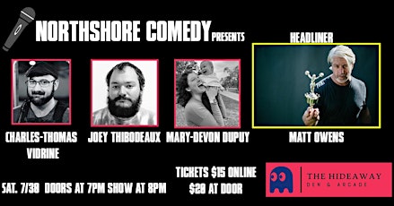 Northshore Comedy Presents Matt Owens! tickets