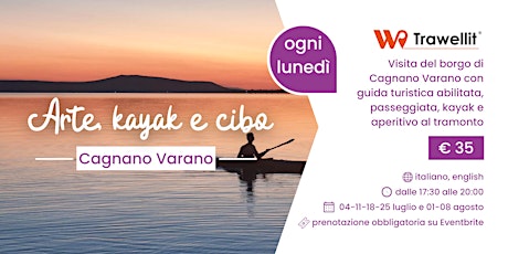 Arte, kayak e cibo a Cagnano Varano biglietti
