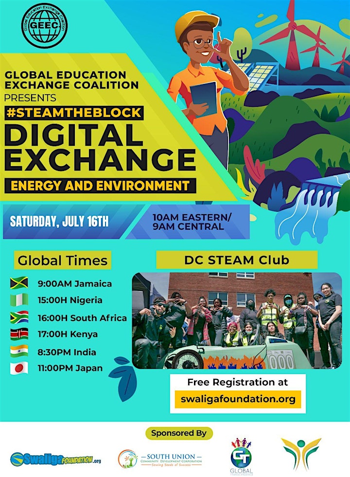 GEEC #STEAMtheBlock Digital Exchange: Energy & Environment image