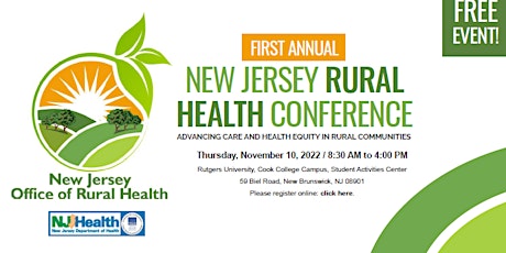 New Jersey Dept of Health - First Annual Rural Health Conference tickets