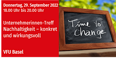VFU Unternehmerinnen-Treff, Basel, 29.09.2022 Tickets