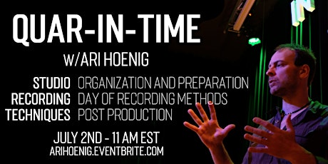 Quar-in-time with Ari Hoenig - July 2nd primary image