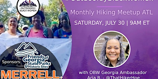 Outdoorsy Black Women Monthly Hiking Meetup (July) – Atlanta