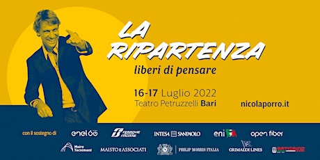La Ripartenza 2022 @ Bari  • Sabato 16 Luglio - Sessione Mattina biglietti