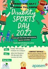 Disability Sports Day tickets
