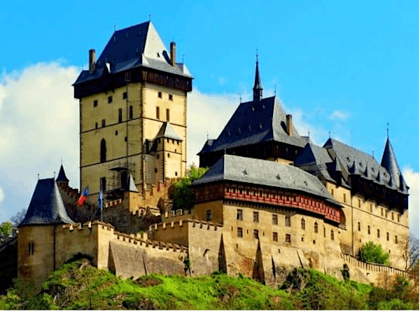 Medieval Karlstejn Castle
