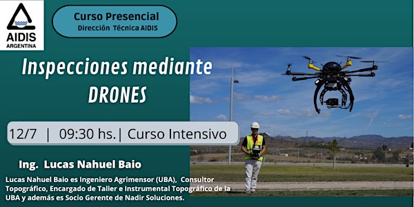CURSO: INSPECCIONES  MEDIANTE DRONES