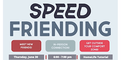Speed friending for teens