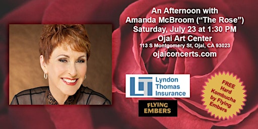 An Afternoon  with Amanda McBroom ("The Rose")