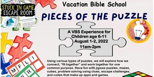 PIECES OF THE PUZZLE A Vacation Bible School Experience