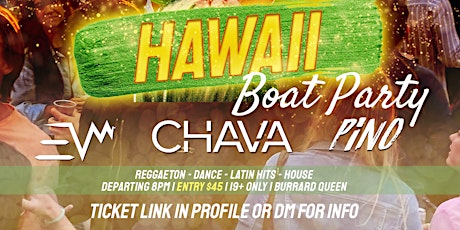 Hawaii Boat Party ingressos