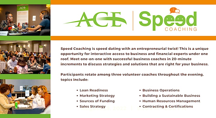 ACE Annual Speed Coaching image