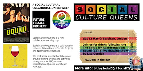 SOCIAL CULTURE QUEENS: "Bound" screening + live art show @Barbican primary image