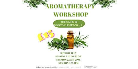 Aromatherapy workshop tickets