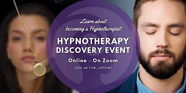 FREE discovery session ONLINE. Become a hypnotherapist