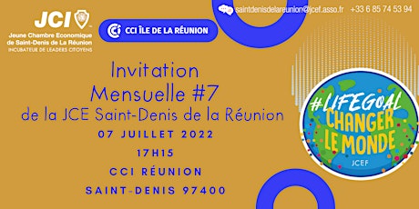 Mensuelle #7 JCE Saint-Denis de la Réunion "Ansanm Gayar Réunion" billets