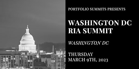 Washington DC RIA Summit tickets