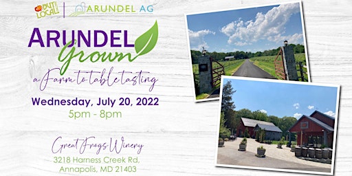 Arundel Grown - A Farm-To-Table Tasting