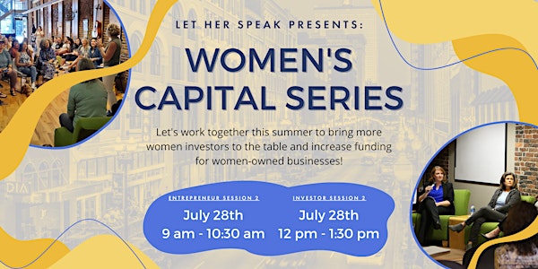 Women's Capital Series: Session 2