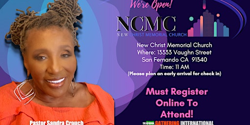New Christ Memorial Worship Service  - Happy Birthday Pastor Sandra Crouch