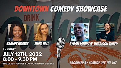 Downtown Comedy Showcase at The Glass Jug! tickets