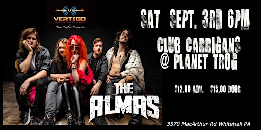 THE ALMAS - Live at Club Carrigans at Planet Trog