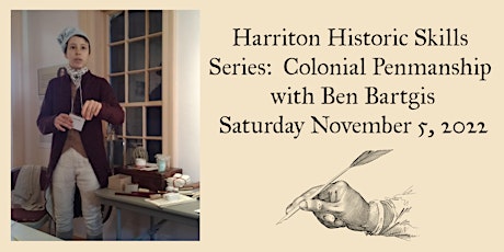 Harriton Historic Skills Series:  Colonial Penmanship Lecture and Workshop tickets