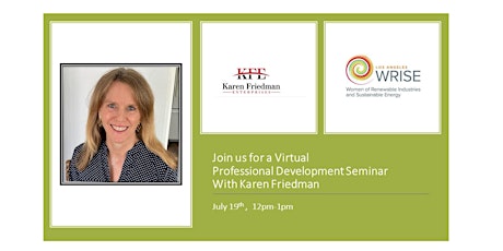 WRISE LA: Virtual Professional Development Seminar with Karen Friedman tickets