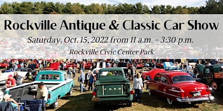 2022 Rockville Antique and Classic Car Show tickets