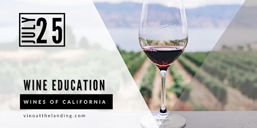 Wine Education Class: Wines of California primary image