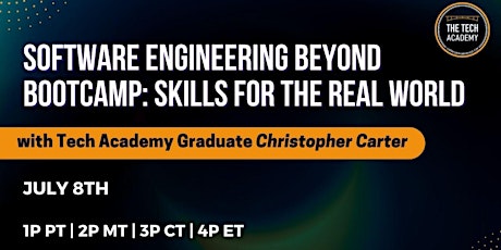 [VIRTUAL] Software Engineering Beyond Bootcamp: Skills for The Real World tickets
