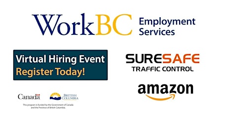 WorkBC SSWR/Cloverdale Hiring fair with Suresafe and Amazon tickets