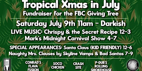 Tropical X-Mas Fundraiser July 9th at Florence Brewing Company tickets