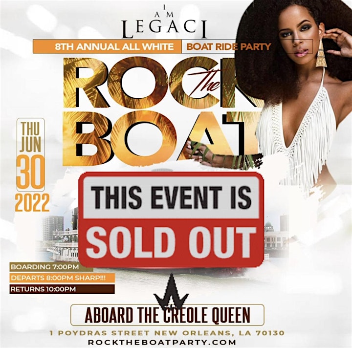 ROCK THE BOAT THE ALL WHITE BOAT RIDE PARTY | ESSENCE MUSIC FESTIVAL 2022 image