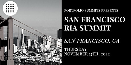 San Francisco RIA Summit tickets